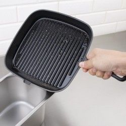 Poêle grill en fonte Vogue rainurée 2