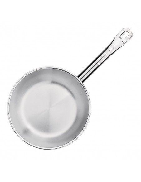 Poêle induction en acier inoxydable Vogue 200mm