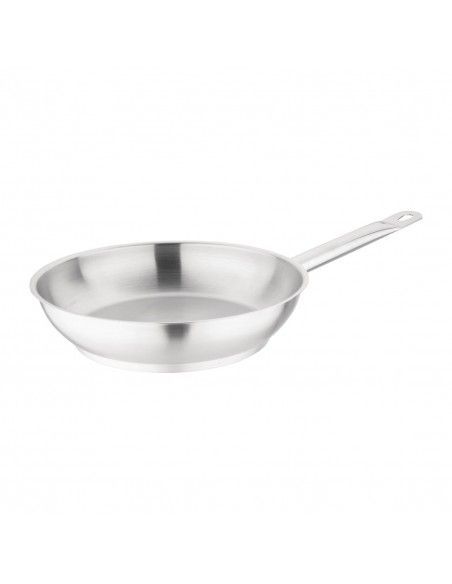 Poêle induction en acier inoxydable Vogue 240mm