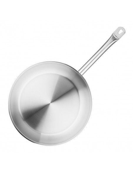 Poêle induction en acier inoxydable Vogue 280mm