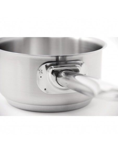 Casserole en acier inoxydable Vogue 8L