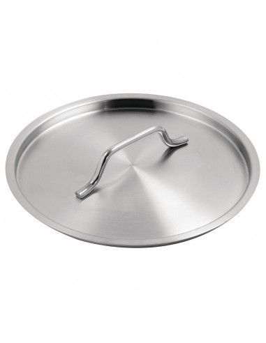 Couvercle  en acier inoxydable Vogue 200mm