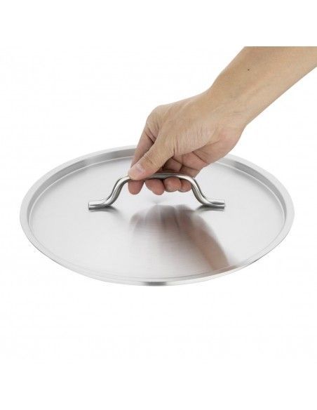 Couvercle  en acier inoxydable Vogue 280mm
