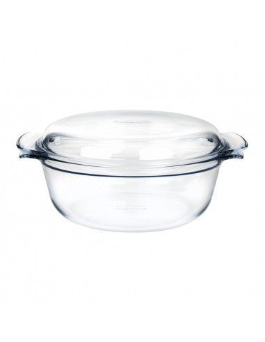 Cocotte ronde en verre Pyrex 5,1L