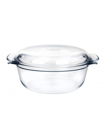 Cocotte ronde en verre Pyrex 5,1L