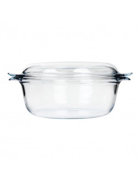 Cocotte ronde en verre Pyrex 5,1L