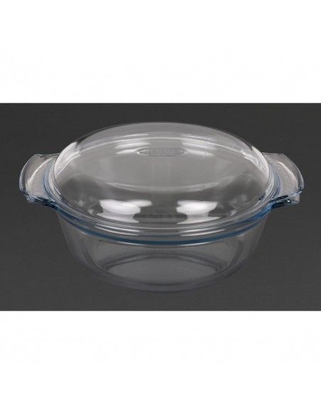 Cocotte ronde en verre Pyrex 5,1L