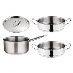 Ensemble 1 casserole et 2 paniers vapeur Vogue Cook Like A Pro