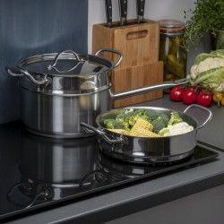 Ensemble 1 casserole et 2 paniers vapeur Vogue Cook Like A Pro 2