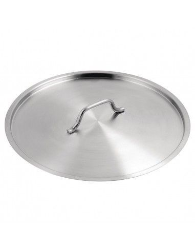 Couvercle en acier inoxydable Vogue 400mm
