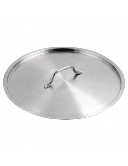 Couvercle en acier inoxydable Vogue 400mm