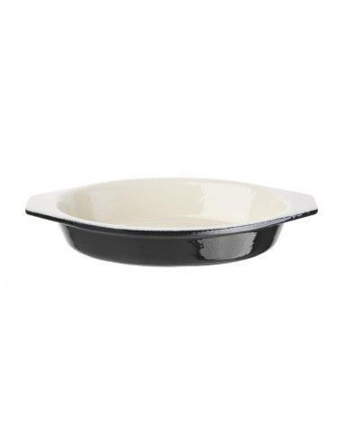 Plat à gratin ovale noir Vogue 650ml