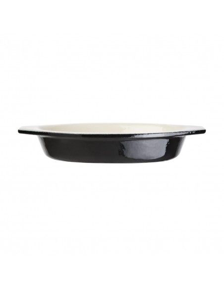 Plat à gratin ovale noir Vogue 650ml