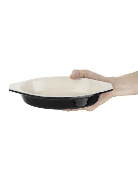 Plat à gratin ovale noir Vogue 650ml