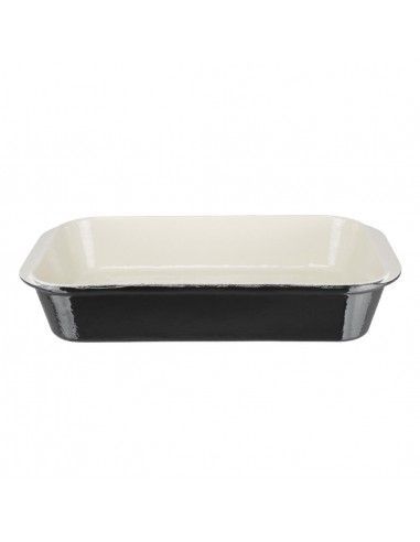 Plat à rôtir en fonte Vogue noir 405 x 250mm