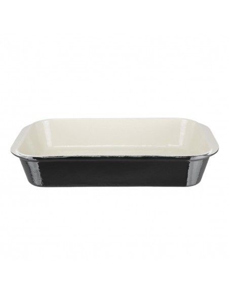 Plat à rôtir en fonte Vogue noir 405 x 250mm