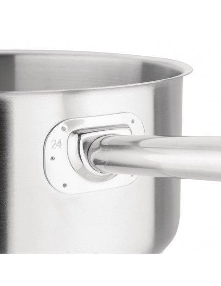 Casserole en acier inoxydable Vogue 5L