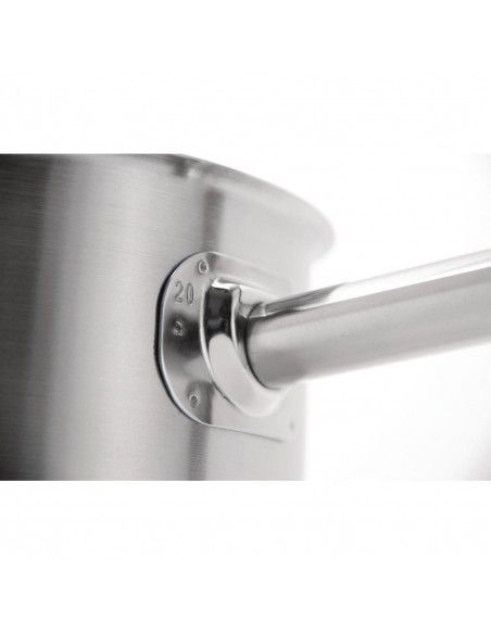 Casserole en acier inoxydable Vogue 8L