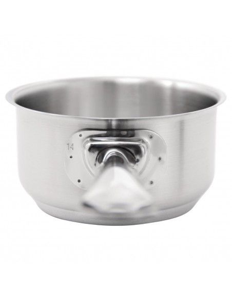Casserole en acier inoxydable Vogue 8L
