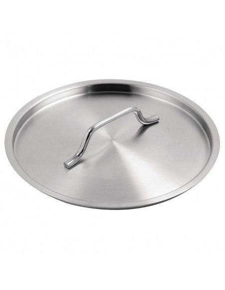 Couvercle  en acier inoxydable Vogue 200mm