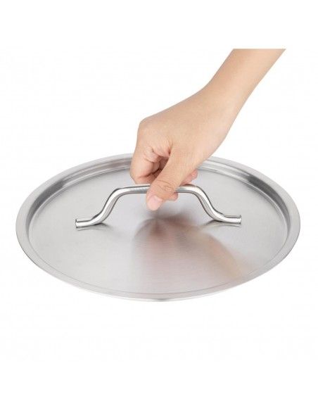 Couvercle  en acier inoxydable Vogue 240mm