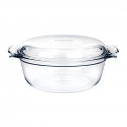 Cocotte ronde en verre Pyrex 5,1L
