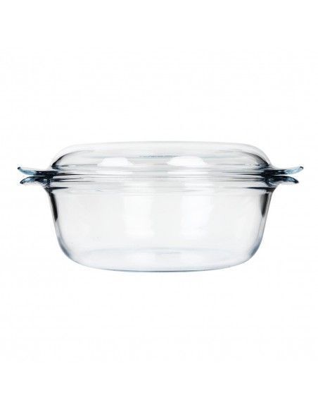 Cocotte ronde en verre Pyrex 5,1L