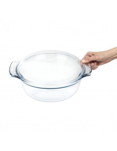 Cocotte ronde en verre Pyrex 5,1L