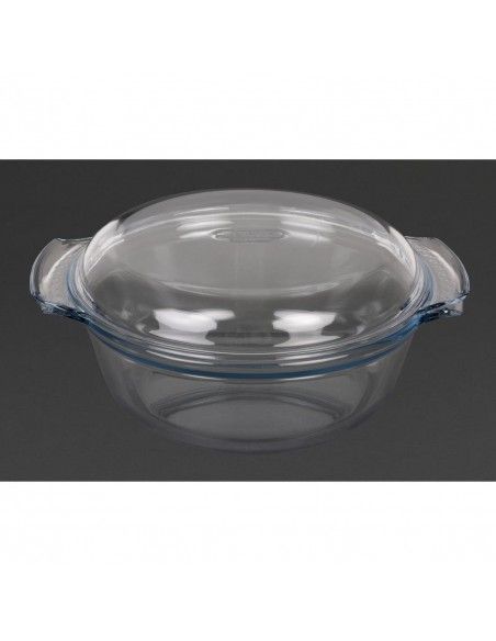Cocotte ronde en verre Pyrex 5,1L