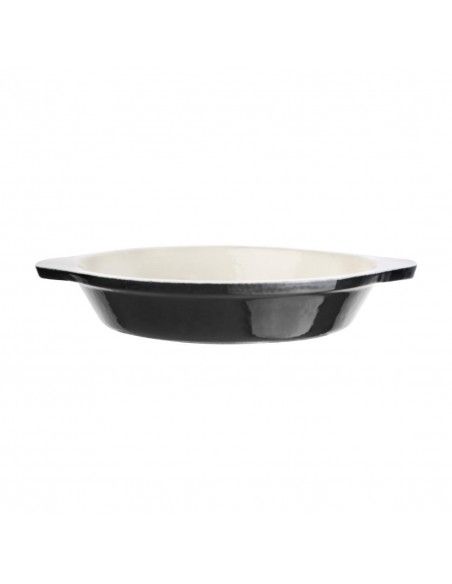 Plat à gratin rond noir Vogue 750ml
