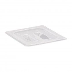 Couvercle translucide en polypropylène avec poignée pour bac GN 1/6  Cambro