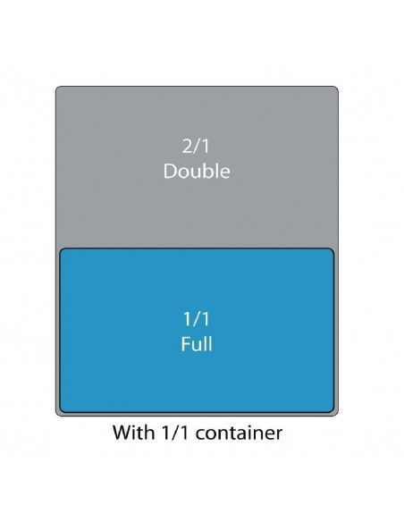 Couvercle hermétique GN 1/1 Cambro en polypropylène
