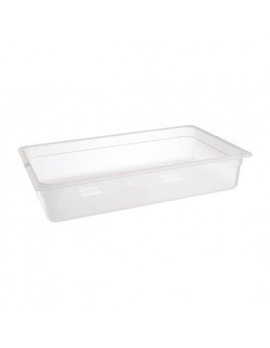 Bac en polypropylène GN 1/1 sans couvercle Nisbets Essentials 100mm