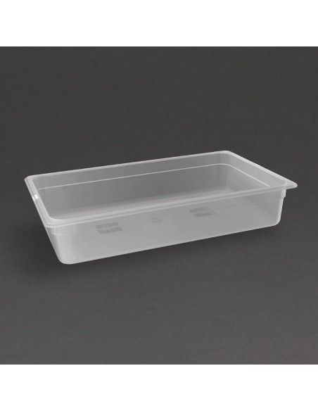 Bac en polypropylène GN 1/1 sans couvercle Nisbets Essentials 100mm