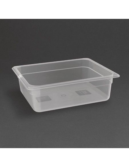 Bac en polypropylène GN 1/2 sans couvercle Nisbets Essentials 100mm