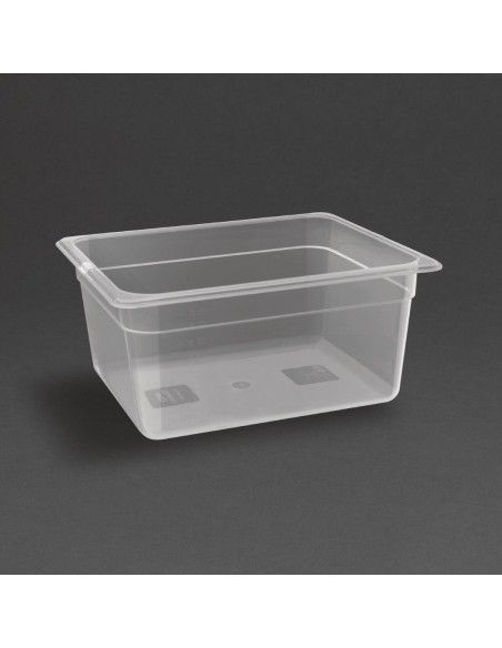 Bac en polypropylène GN 1/2 sans couvercle Nisbets Essentials 150mm