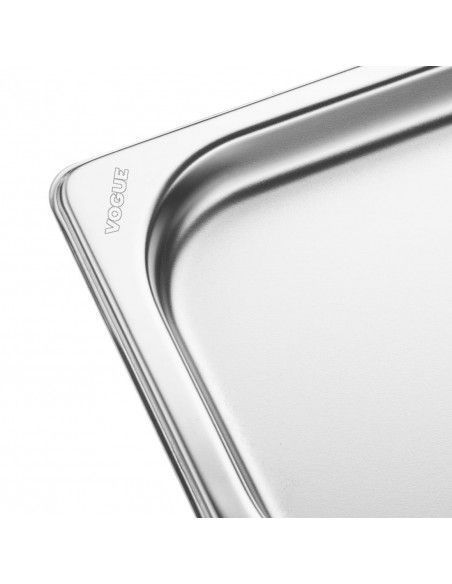 Plateau inox GN 2/4 Vogue 20mm