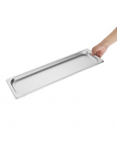Plateau inox GN 2/4 Vogue 20mm