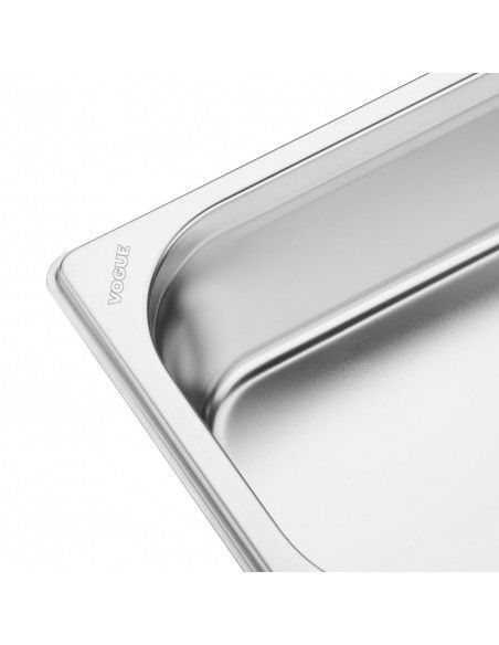 Plateau inox GN 2/4 Vogue 65mm