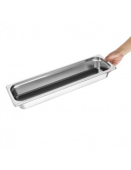 Plateau inox GN 2/4 Vogue 65mm