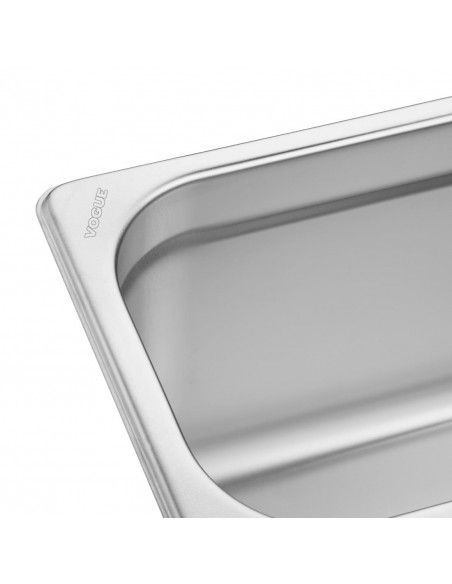 Plateau inox GN 2/4 Vogue 150mm