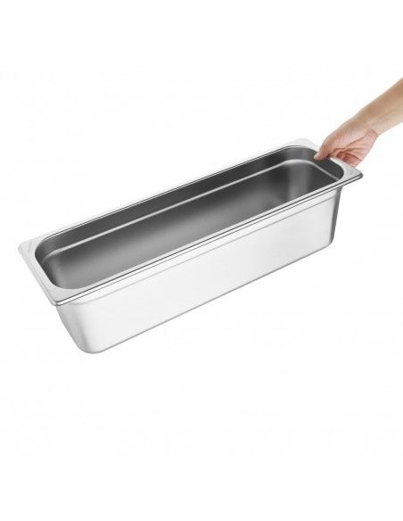 Plateau inox GN 2/4 Vogue 150mm