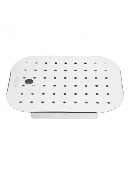 Égouttoir en acier inoxydable Vogue pour GN 1/2
