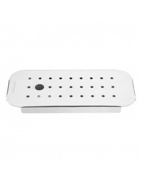 Égouttoir en acier inoxydable Vogue pour GN 1/3