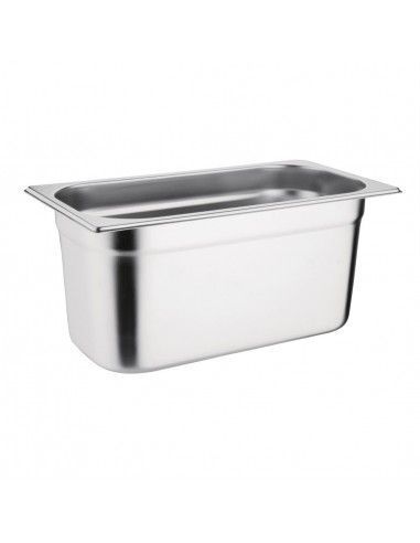 Ensemble inox 3 GN 1/3  avec couvercles Vogue