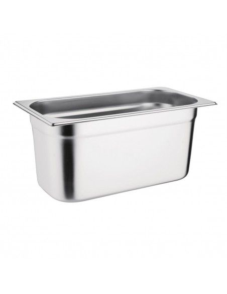 Ensemble inox 3 GN 1/3  avec couvercles Vogue