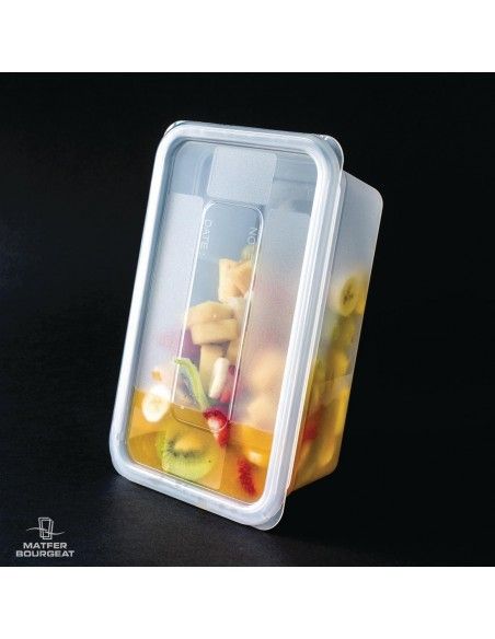 Boîte de stockage GN1/4 Matfer Bourgeat Modulus utilisation intensive 3,5L (Lot de 5)