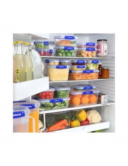 Boîte alimentaire rectangulaire Sistema Klip It Plus 7,5L