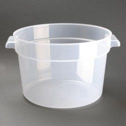 Conteneur alimentaire rond en polypropylène Vogue 10L