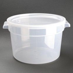 Conteneur alimentaire rond en polypropylène Vogue 10L 2